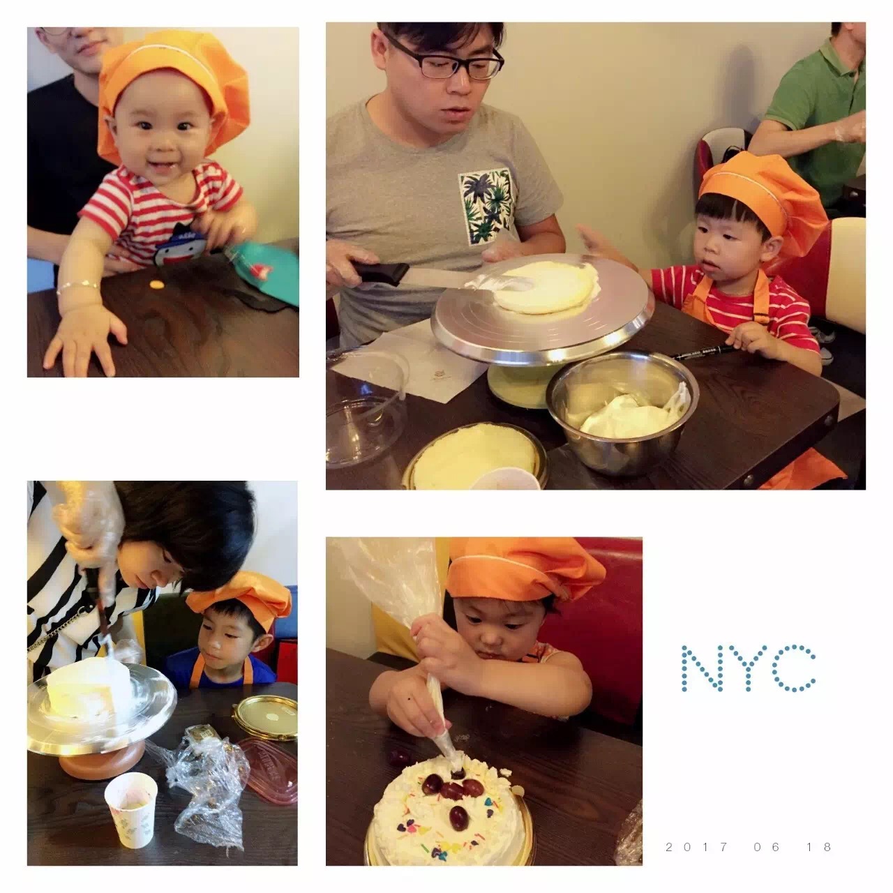 【父親節活動回顧】爸氣十足--DIY CAKE_NYC紐約國際浙江余姚萬達中心