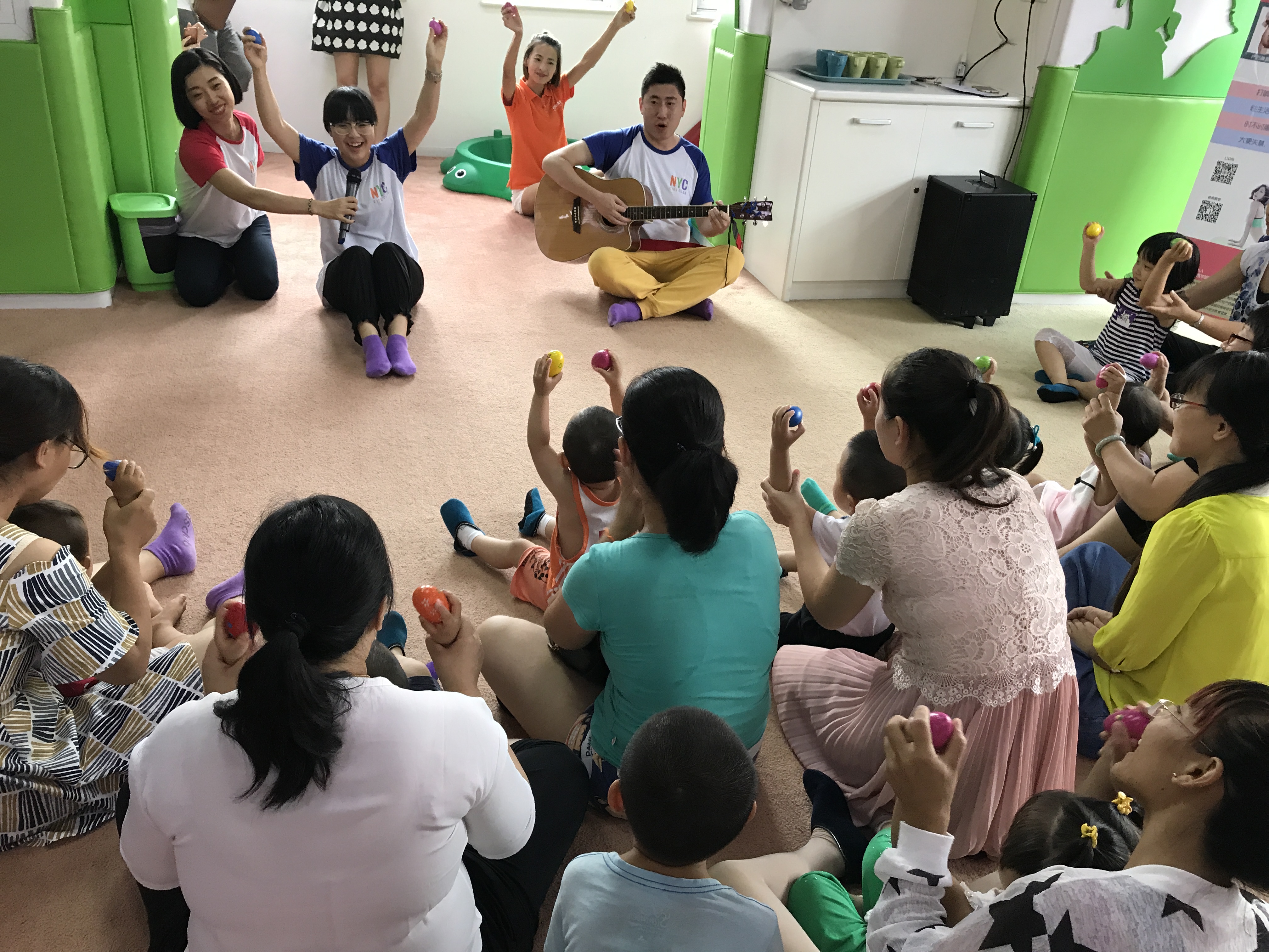 NYC紐約國際唐山福地早教中心親子瑜伽精彩回顧