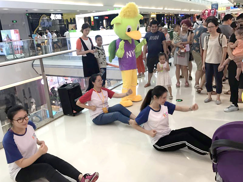 NYC紐約國際廣州番禺早教中心：助力孩子王周年慶祝會，吉祥物Pongo是家長和小朋友的最愛