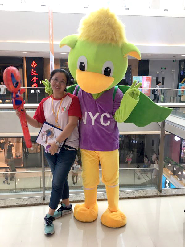 NYC紐約國際廣州番禺早教中心：助力孩子王周年慶祝會，吉祥物Pongo是家長和小朋友的最愛