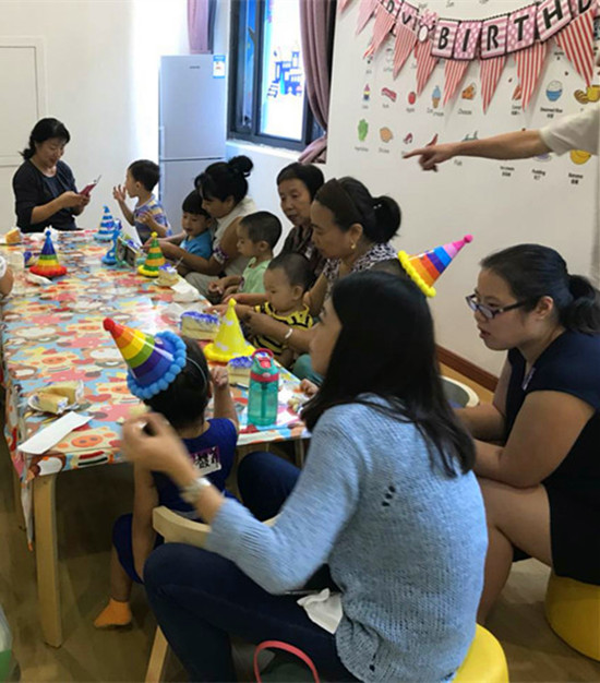 NYC紐約國際天津河東區早教中心8月寶寶生日會回顧