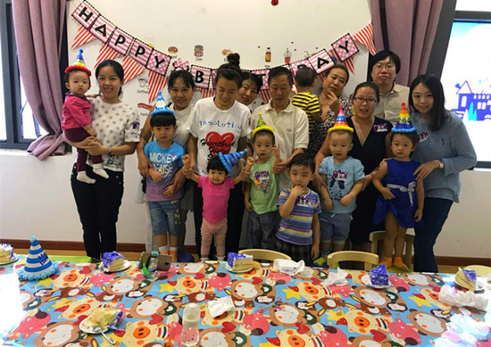 NYC紐約國際天津河東區早教中心8月寶寶生日會回顧