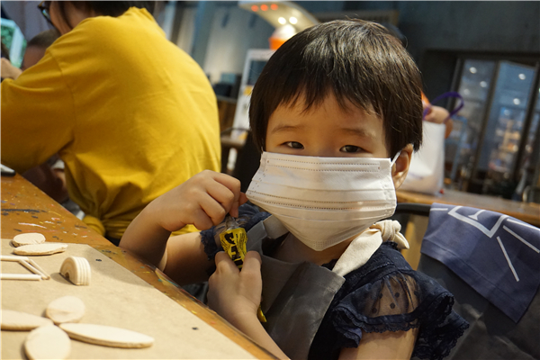 NYC紐約國際杭州遠洋樂堤港早教中心小小木工藝術貼畫回顧
