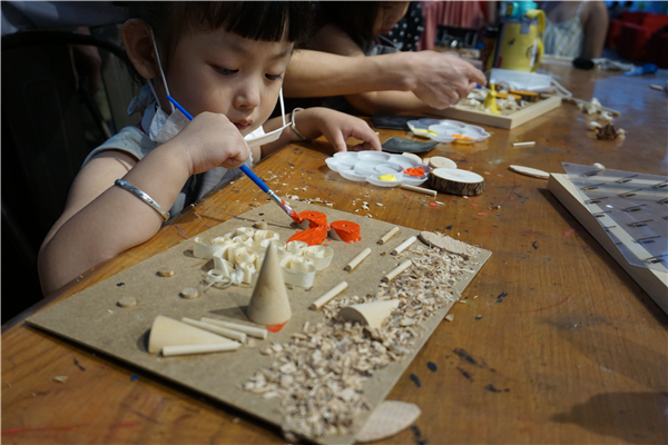 NYC紐約國際杭州城東早教中心小小木工藝術貼畫回顧（下）