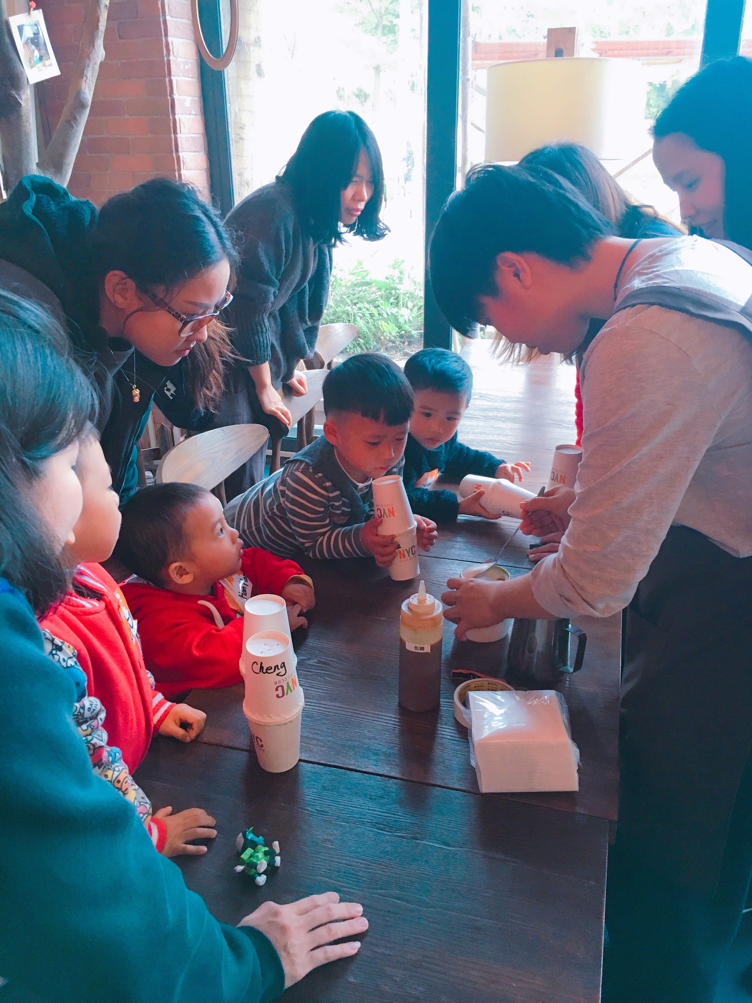 NYC紐約國際廣東順德新城早教中心：【活動回顧】和Pongo一起去謎思咖啡DIY下午茶