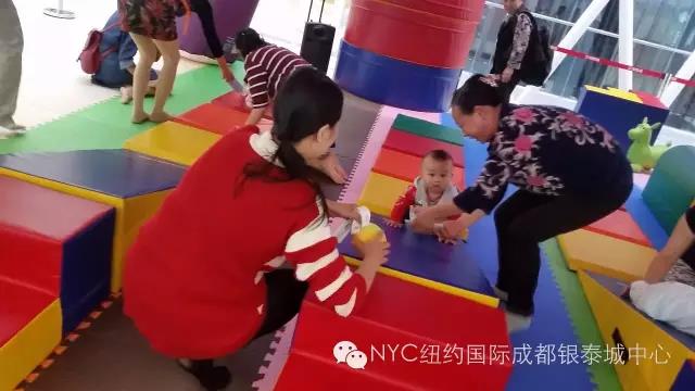 NYC紐約國際成都銀泰城早教中心：NYC歡樂爬爬賽又開始報名啦！